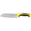 Mercer Culinary M22707YL Yellow Handle Millennia Santoku Knife With 7