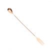 Mercer Culinary M37015CP Barfly 12-3/8” Copper-Plated Bar Spoon With 3-Tine Fork End