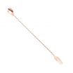 Mercer Culinary M37016CP Barfly 15-3/4” Copper-Plated Bar Spoon With 3-Tine Fork End