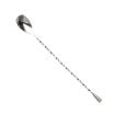 Mercer Culinary M37046 Barfly 11-7/8” Stainless Steel Angled Bar Spoon With Twisted Shaft