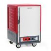 Metro C535-CLFS-4 C5 3 Series 1/2 Height Red Low Wattage Heated Holding and Proofing Cabinet with Solid Door - 120V, 1440W