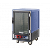 Metro C535-MFC-U-BU C5 3 Series 1/2 Height Blue Moisture Heated Holding and Proofing Cabinet with Clear Door - 120V, 2000W