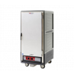 Metro C537-MFS-L-GY C5 3 Series 3/4 Height Gray Moisture Heated Holding and Proofing Cabinet with Solid Door - 120V, 2000W