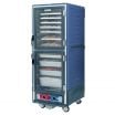 Metro C539-CDC-U-BU C5 3 Series Blue Heated Holding and Proofing Cabinet with Clear Dutch Doors - 120V, 2000W