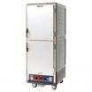 Metro C539-CDS-L-GY C5 3 Series Gray Heated Holding and Proofing Cabinet with Solid Dutch Doors - 120V, 2000W