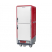 Metro C539-CDS-U C5 3 Series Red Heated Holding and Proofing Cabinet with Solid Dutch Doors - 120V, 2000W