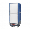 Metro C539-MDS-U-BU C5 3 Series Blue Moisture Heated Holding and Proofing Cabinet with Solid Dutch Doors - 120V, 2000W