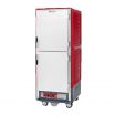 Metro C539-MDS-U C5 3 Series Red Moisture Heated Holding and Proofing Cabinet with Solid Dutch Doors - 120V, 2000W