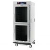 Metro C599-SDC-LPDS C5 9 Series Controlled Humidity Pass Thru Holding and Proofing Cabinet with Clear / Solid Dutch Doors - 120V, 2000W