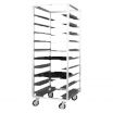Metro RD27N Mobile Oval Tray Rack With 5