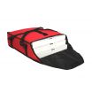 San Jamar PB20-6 Red Insulated Pizza Delivery Bag - 6
