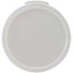 Winco PPRC-1C 1 Qt. White Food Storage Container Cover