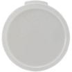 Winco PPRC-24C 2 and 4 Qt. White Food Storage Container Cover