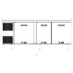 Randell 9225-513 Refrigerated Counter/Work Top Reach-in Three-section