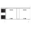 Randell 9235-513 Refrigerated Counter/Work Top Reach-in Two-section