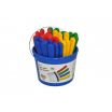 Dexter Russell 16183 Sani-Safe Series 36-Count Bucket of Assorted Colored Mini Turners