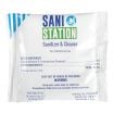 San Jamar SANIS15-100 Sani Station Sanitizer / Cleaner Packets - 1-1/2 Oz.