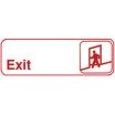 Winco SGN-381W Exit Sign - Red and White, 9