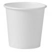 SO-374W White Single Sided Poly Paper Hot Cup 4 oz.