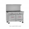 Southbend 4481EE_NAT Ultimate 48” Natural Gas Range With 8 Burners, Standard Grates, And 2 Space Saver Ovens - 354,000 BTU