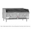 Southbend HDCL-48_LP Heavy-Duty 48” Counterline Liquid Propane Lava Rock Charbroiler With 8 Burners - 160,000 BTU