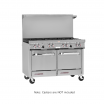 Southbend S48EE_LP S-Series 48” Liquid Propane Range With 8 Non-Clog Burners And 2 Space Saver Ovens - 262,000 BTU