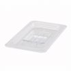 Winco SP7400S Poly-Ware 1/4 Size Solid Polycarbonate Food Pan Cover
