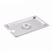 Winco SPCQ 1/4 Size Slotted Stainless Steel Steam Table Pan / Hotel Pan Cover