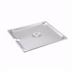 Winco SPCTT 2/3 Size Slotted Stainless Steel Steam Table Pan / Hotel Pan Cover