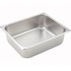 Winco SPH4 1/2 Size Standard Weight Anti-Jam Stainless Steel Steam Table / Hotel Pan - 4