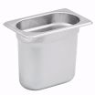 Winco SPJH-906GN 1/9 Size 22 Gauge Stainless Steel Anti-Jamming Steam Table Pan - 6