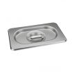 Winco SPSCN-GN 1/9 Size Solid Steam Table Pan Cover for SPJH-906GN