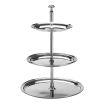 American Metalcraft STS3 3 Tier Stainless Steel Display Stand