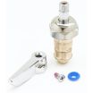 T&S Brass 012447-25 LTC Cold ADA Compliant Chrome-Plated Brass Cerama Cartridge With Check-Valve, 2 3/16