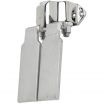 T&S Brass B-0509 Deck-Mount Double Knee Pedal Valve With Polished Chrome-Plated Brass Body And Satin-Finish Aluminum Pedals