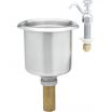 T&S Brass B-2282-01 Chrome-Plated Brass Dipperwell Faucet And Bowl Assembly With 1/2