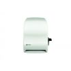 San Jamar T1100WH Classic Lever Roll Towel Dispenser with Auto Transfer - White