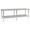 Eagle T3096EB Stainless Steel 30 Inch x 96 Inch Work Table w/ Undershelf