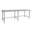 Eagle T36120STE Open Base 36 Inch x 120 Inch Work Table