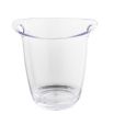 Tablecraft PB5119 2-3/4 qt Clear Plastic Wine Bucket