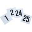 Winco TBN-25 1 to 25 Plastic Table Number