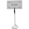 Winco TCD-4T Table Sign Clip with Acrylic Triangle Base