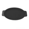 Tomlinson 1006348 Black Bakelite Sizzle Platter Underliner / Holder for 12 Oz. Skillet / Platter