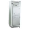 Traulsen G14301 Solid Half Door 1 Section Hot Food Holding Cabinet with Left Hinged Doors