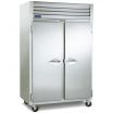 Traulsen G24314P 2 Section Pass-Through Hot Food Holding Cabinet with Left / Right Hinged Doors