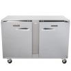 Traulsen UHT48-LR-SB Dealer's Choice 13.56 Cu. Ft. Two Section Undercounter Refrigerator w/ Left/Right Hinged Doors
