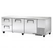True TUC-93D-2-HC 93-1/4” Two Door Deep Under-Counter Refrigerator With Two Drawers And Hydrocarbon Refrigerant - 115V