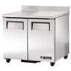 True Refrigeration TWT-36-HC Work Top Refrigerator Two-section Rear Mounted Self-contained Refrigeration