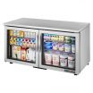 True TUC-60G-LP-HC-FGD01 60-3/8” Low Profile Two Framed Glass Door Under-Counter Refrigerator With Hydrocarbon Refrigerant - 115V