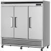 Turbo Air TSR-72SD-N Super Deluxe Series Bottom Mount Insulated Reach-In Solid Door Refrigerator With 3 Sections And 3 Solid Doors, 64.1 Cubic Feet, 115 Volts